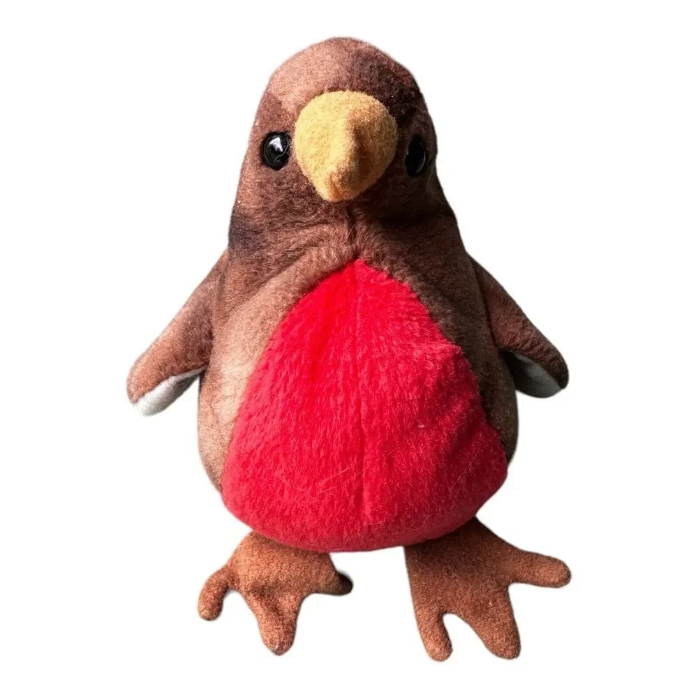 Vintage 1998 Ty Beanie Baby Early The Robin Plush‎ Toy Stuffed Animal Bird Red